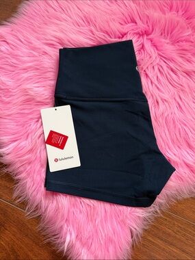 Lululemon Size 10 lululemon Align High-Rise Short 4" true navy NWT